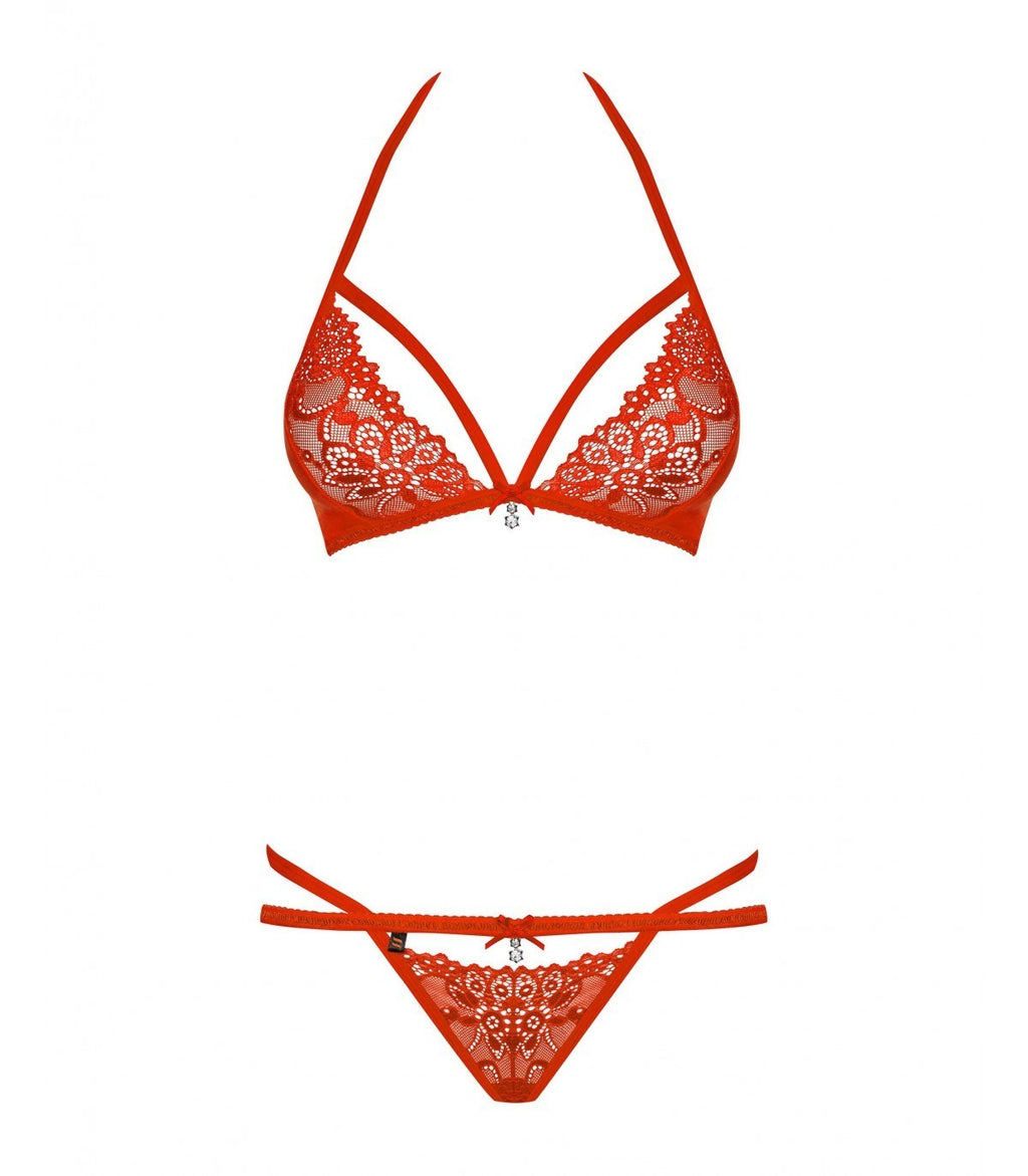 838-SET-3 CONJUNTO 2 PIEZAS ROJO S/M