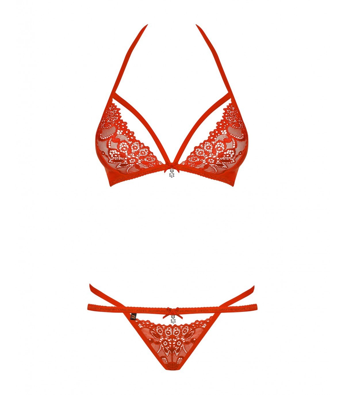 838-SET-3 CONJUNTO 2 PIEZAS ROJO S/M