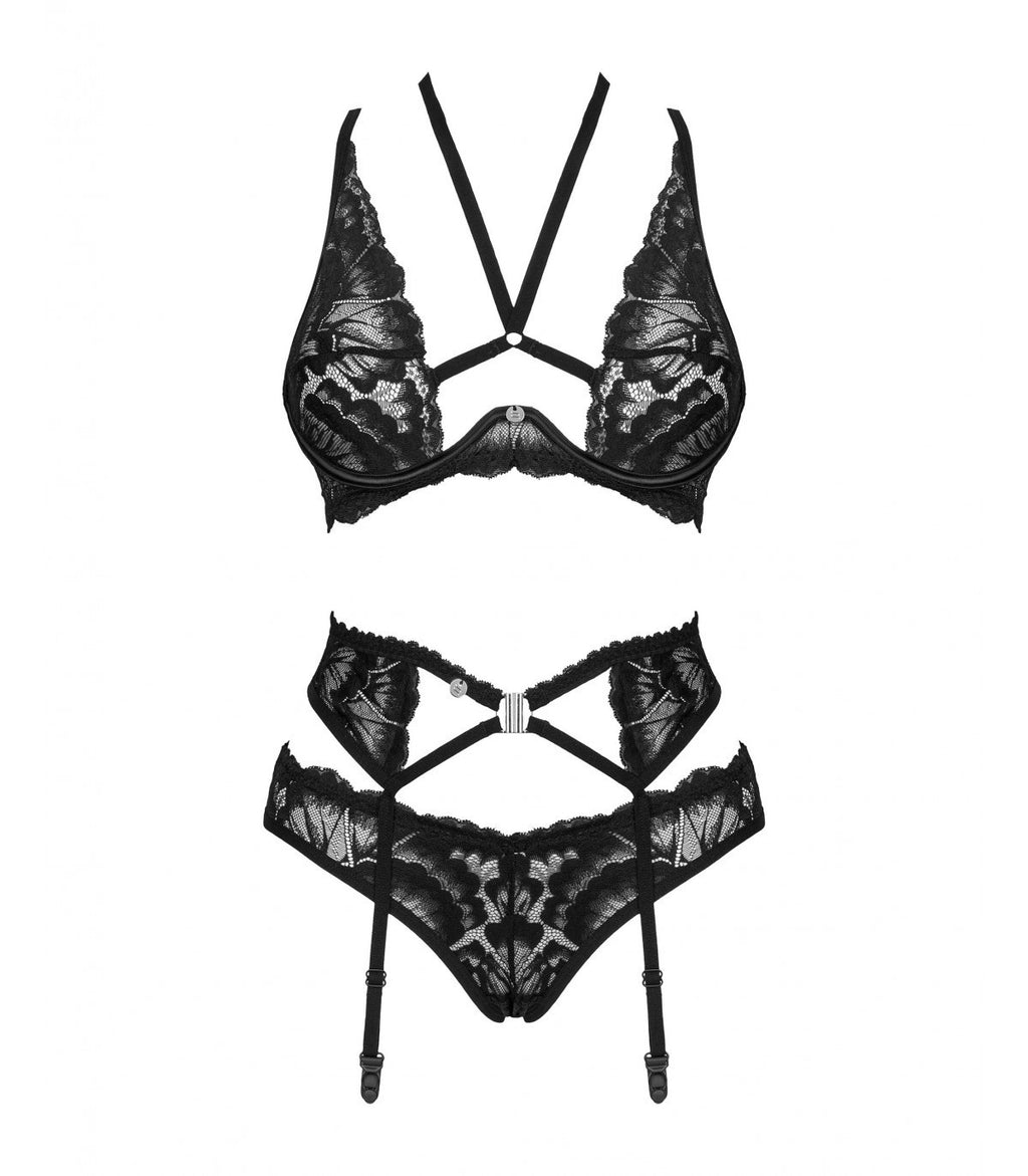 ALESSYA SET 3 PEZZI NERO M/L