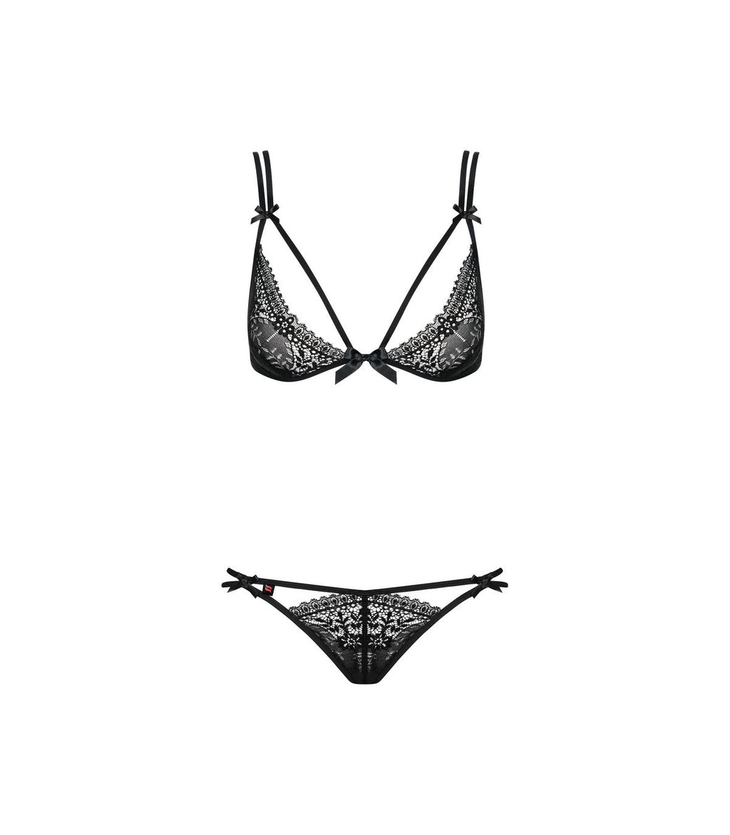 SET DE 2 PIEZAS INTENSA NEGRO L/XL