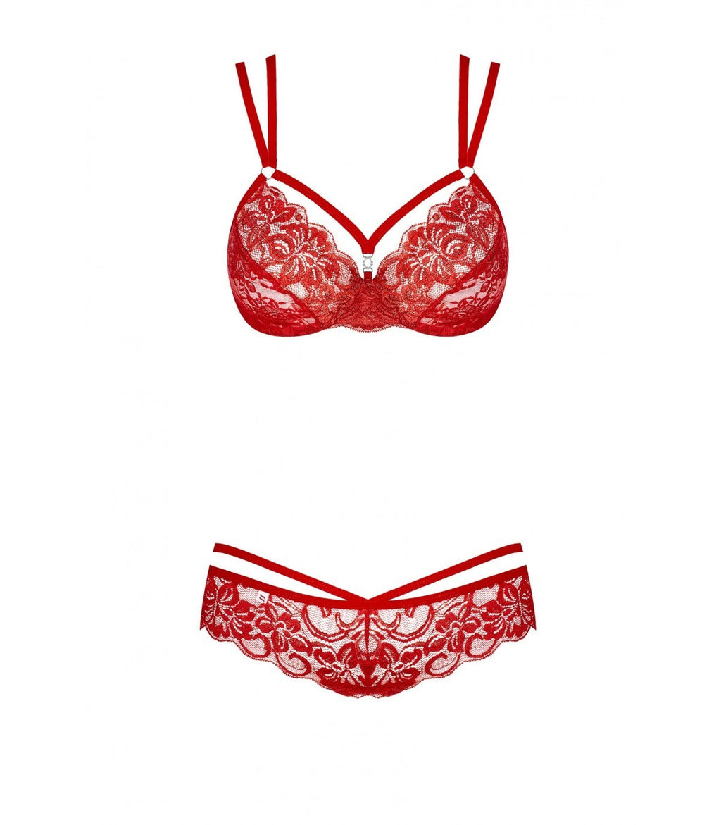 860-SET-3 CONJUNTO DE 2 PIEZAS ROJO S/M