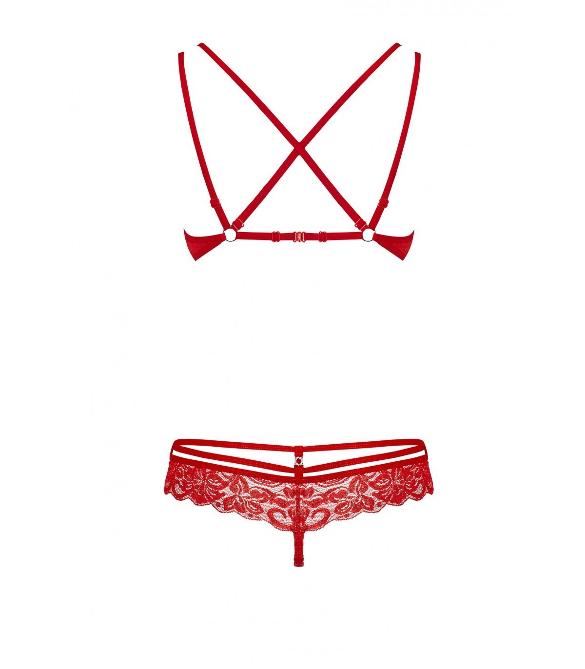 860-SET-3 CONJUNTO DE 2 PIEZAS ROJO S/M