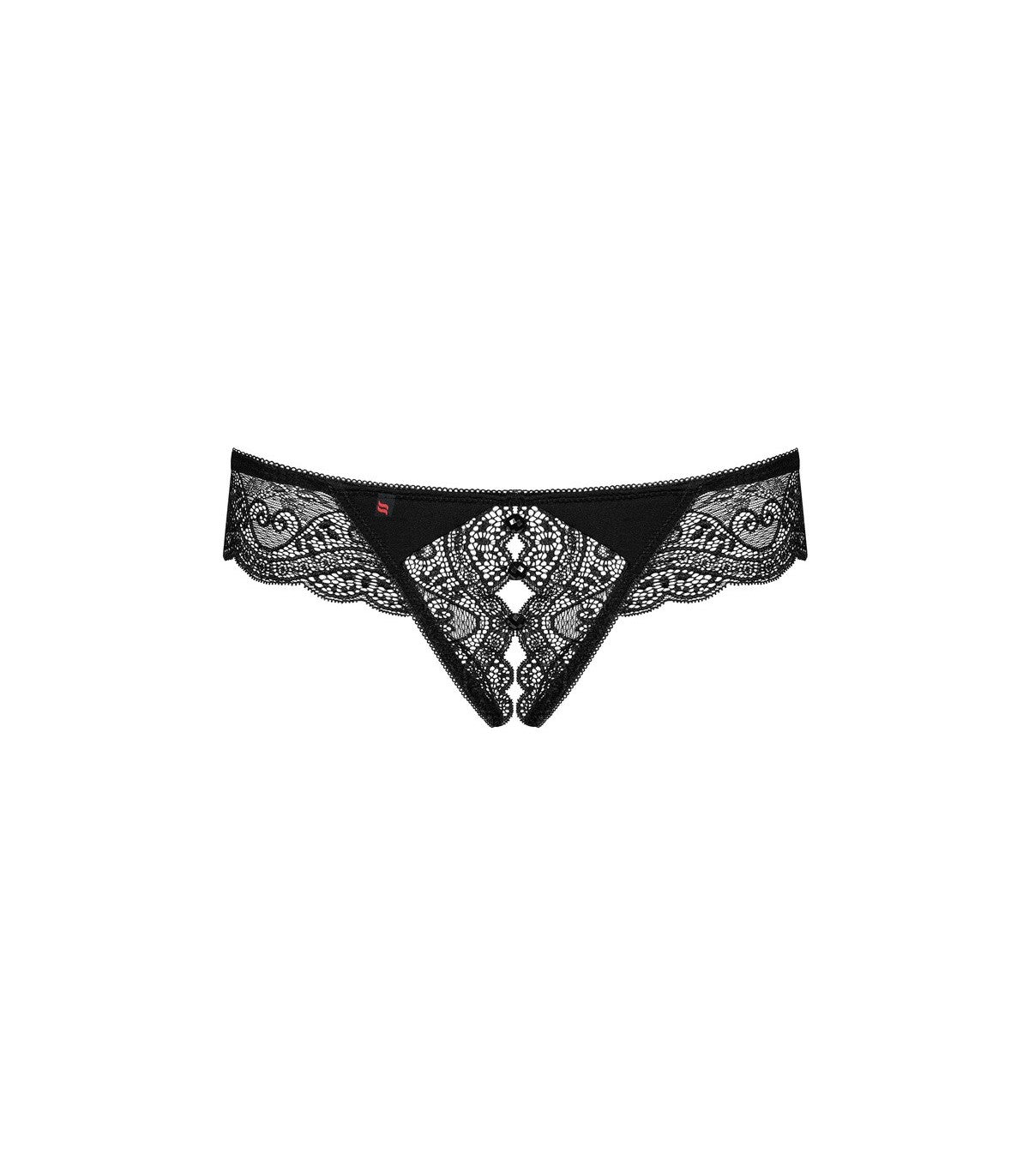 TANGA MIAMOR SIN ENTREPIERNA NEGRO L/XL
