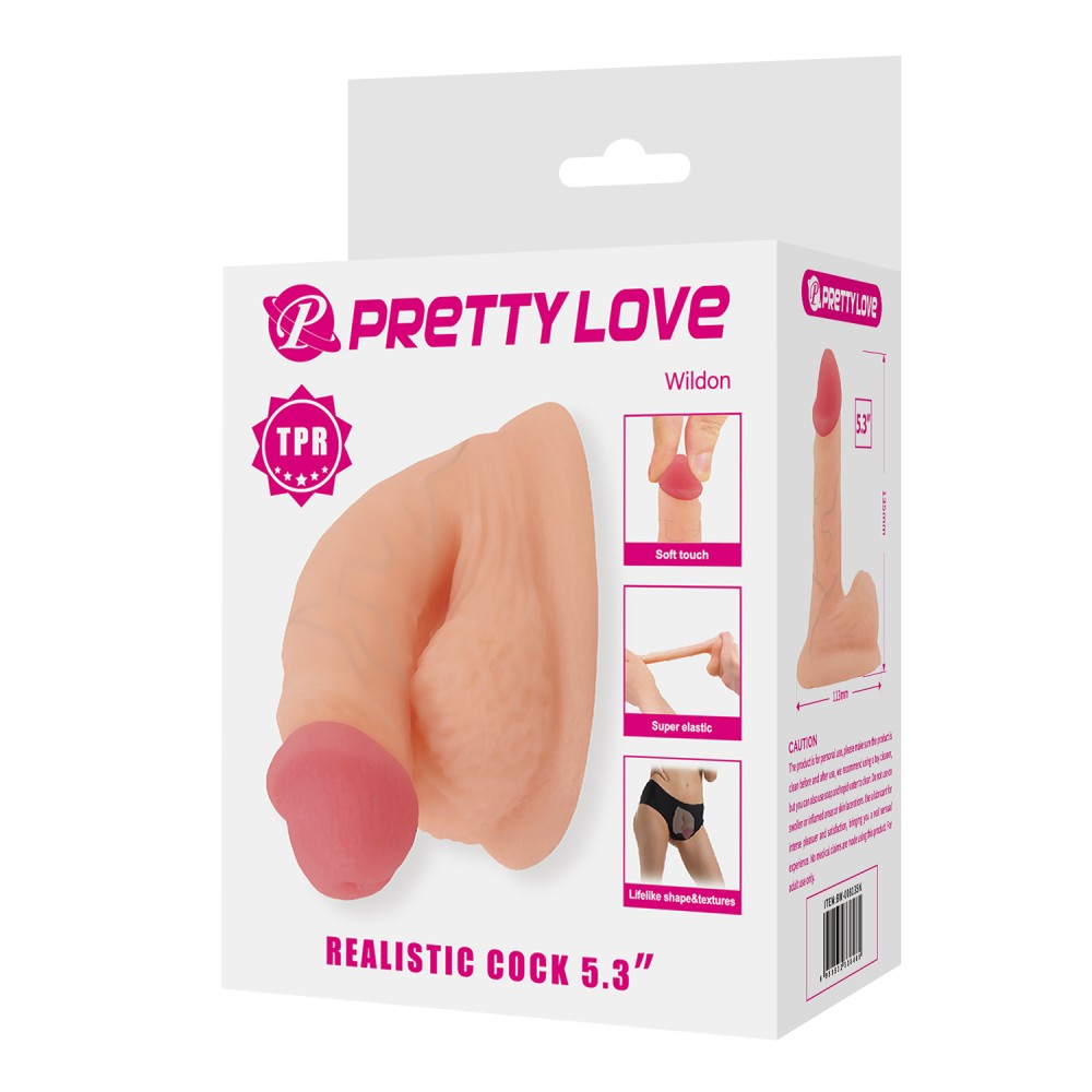 Pretty Love Wildon Pene Realista 5,3"