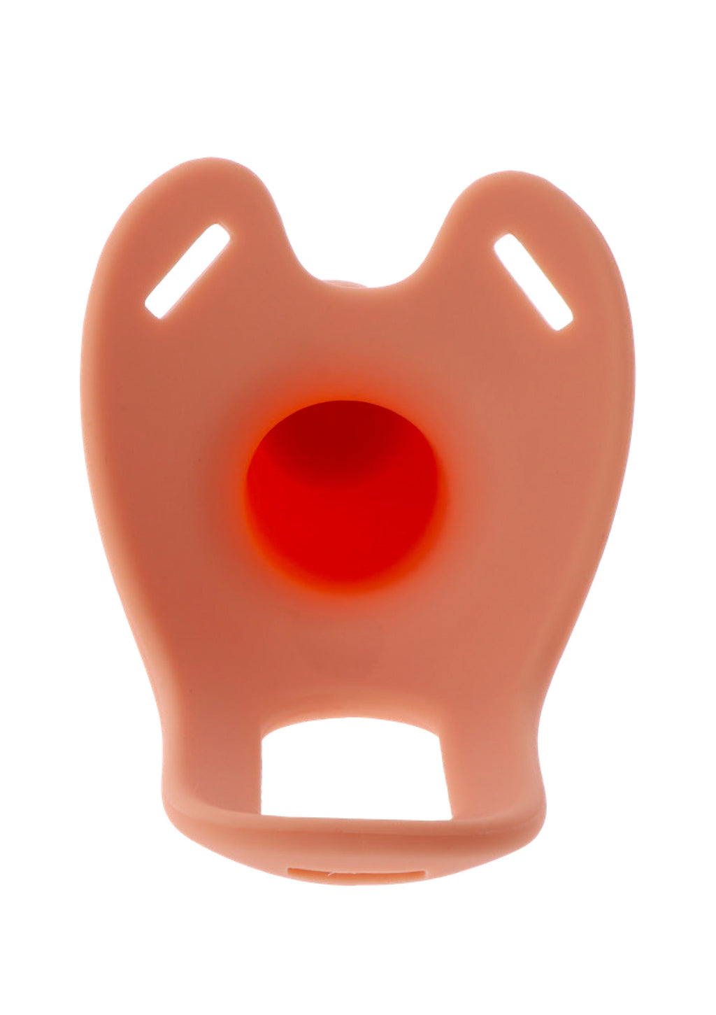 Strapon con forma de pene hueco de silicona de 16 cm