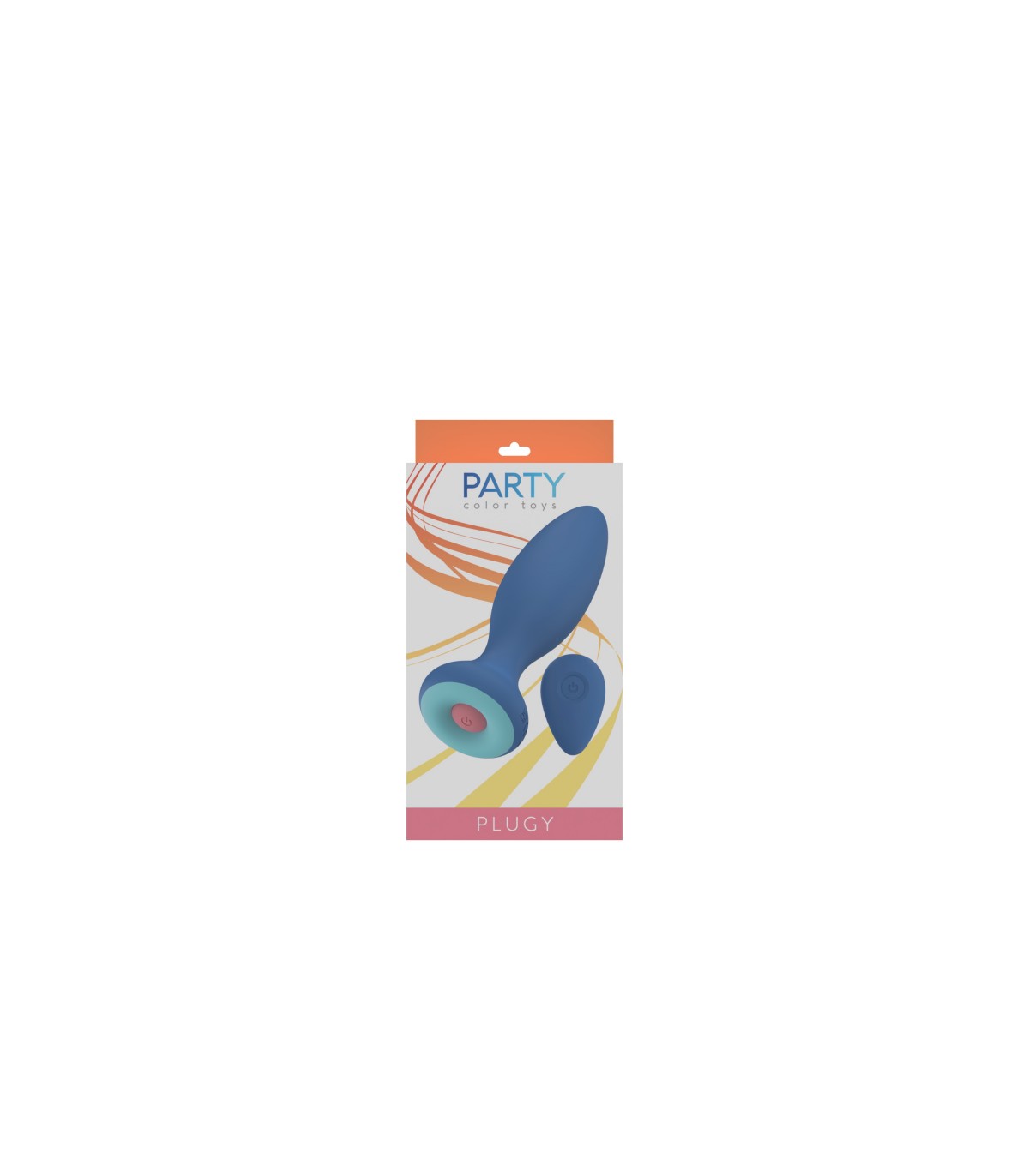 VIBRADOR CON MANDO A DISTANCIA BLUE PLUGY