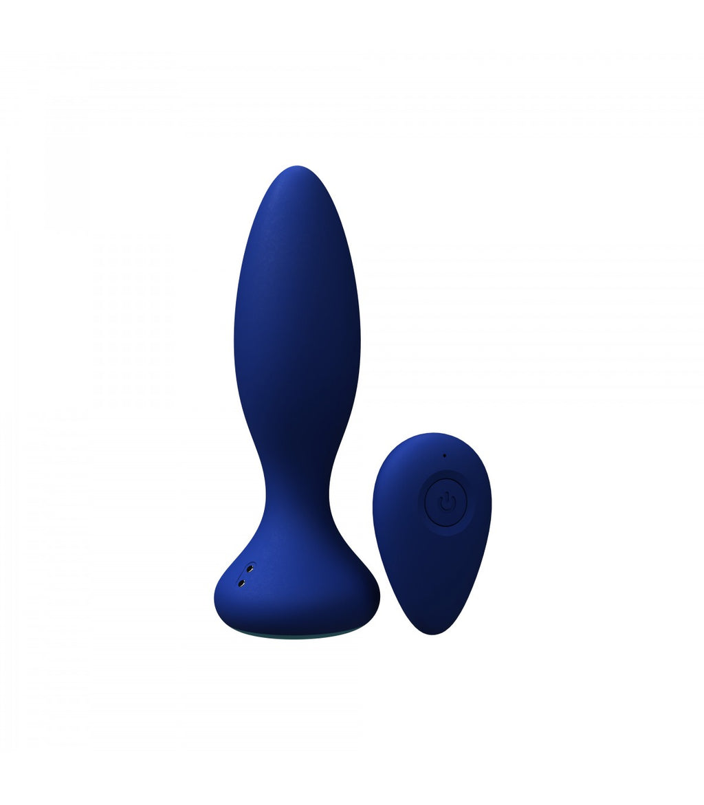 VIBRADOR CON MANDO A DISTANCIA BLUE PLUGY