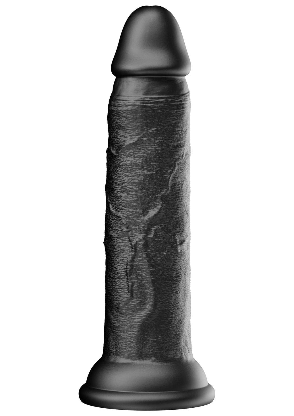 Dildo realista de silicona líquida 17 cm negro