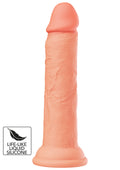 Dildo realista de silicona líquida de 17 cm
