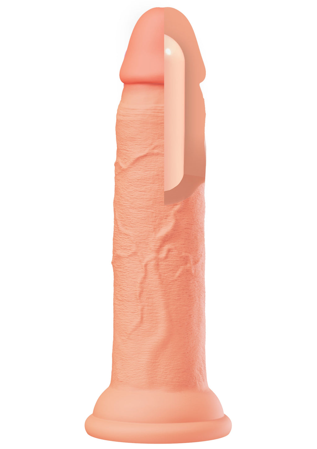 Dildo realista de silicona líquida de 23 cm
