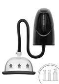 Bomba automática de vacío vaginal y clitoriano negra
