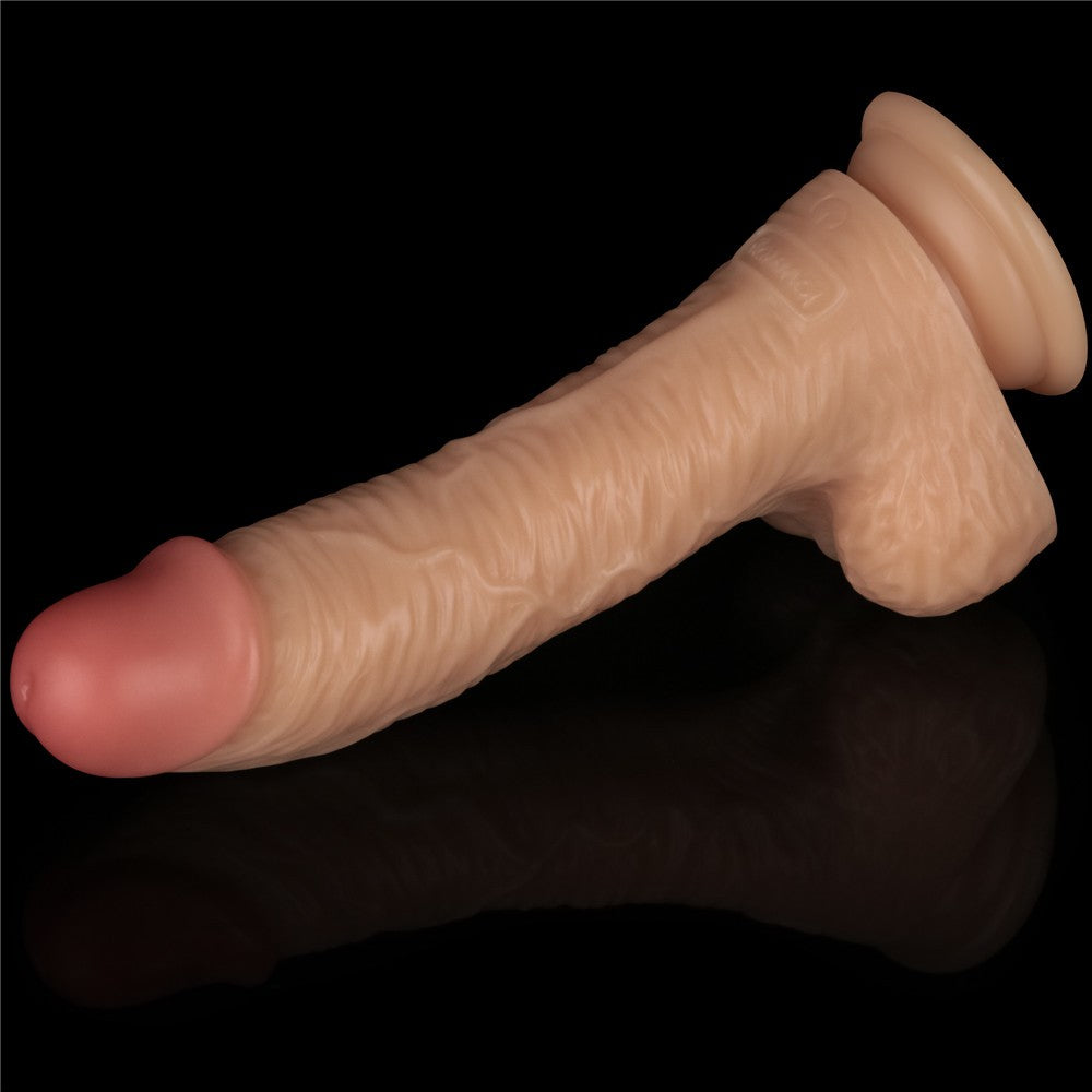 Pene vibrador Power Basics de 8,5 pulgadas
