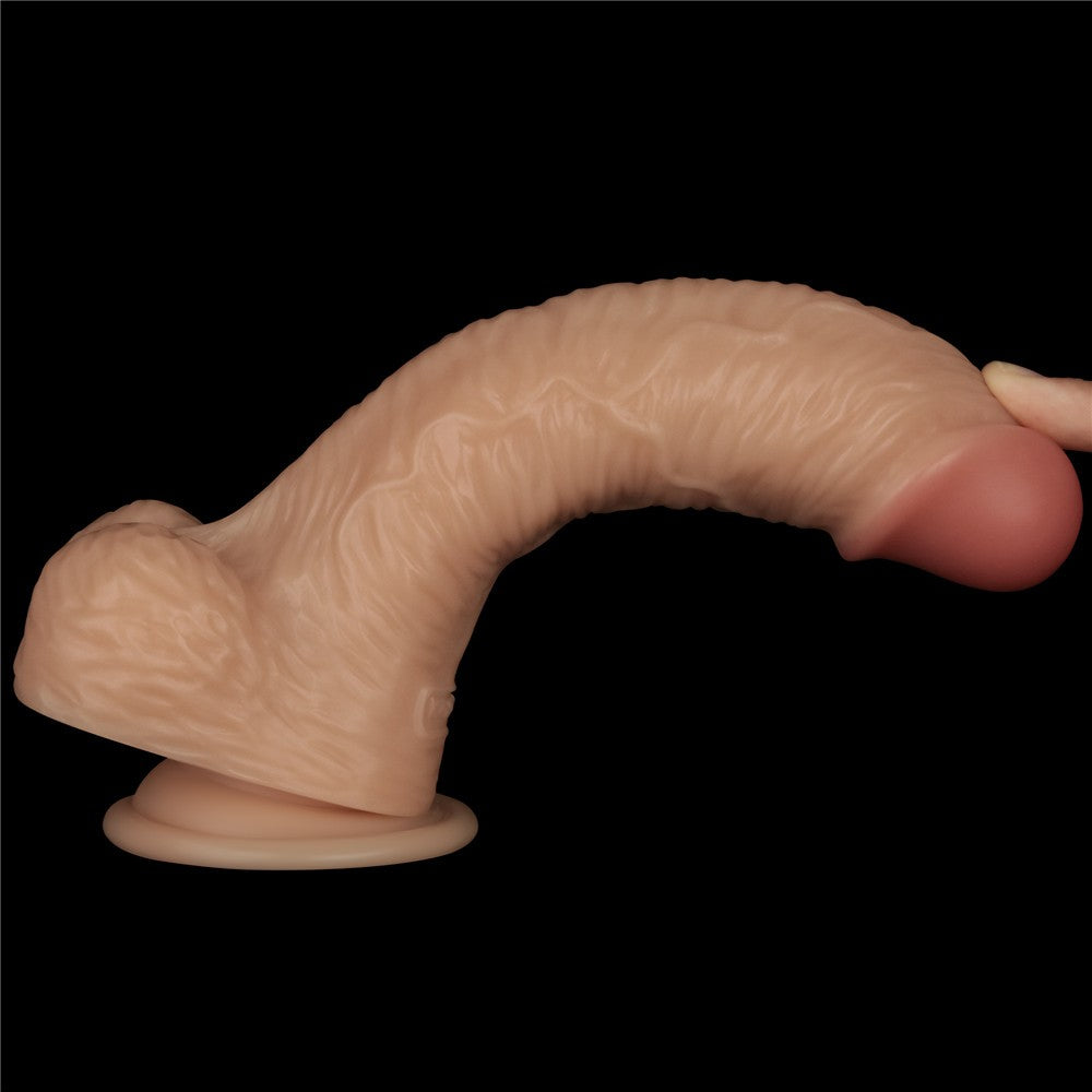 Pene vibrador Power Basics de 8,5 pulgadas