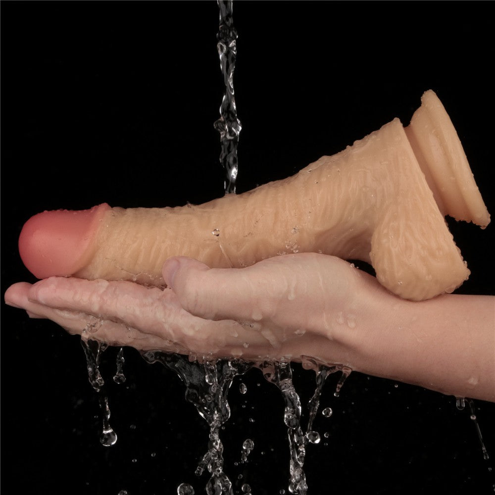 Pene vibrador Power Basics de 8,5 pulgadas