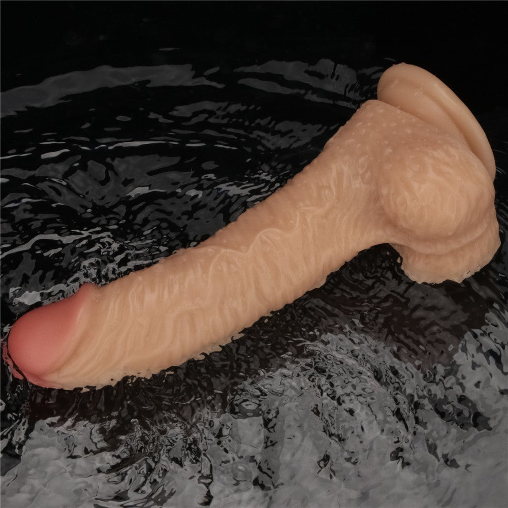 Pene vibrador Power Basics de 8,5 pulgadas