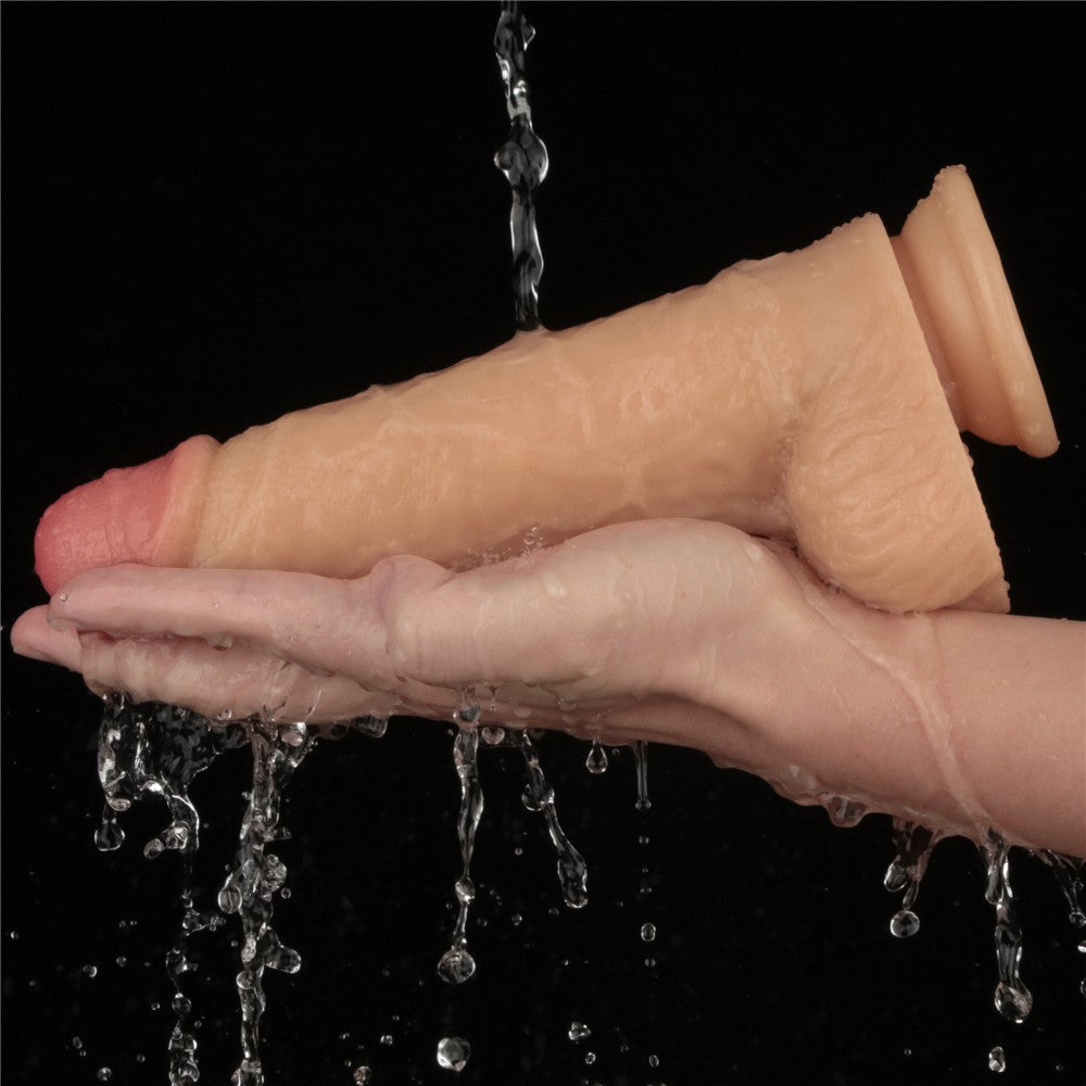 Pene vibrador Power Basics de 9''