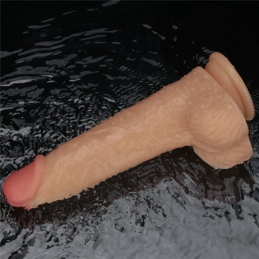 Pene vibrador Power Basics de 9''