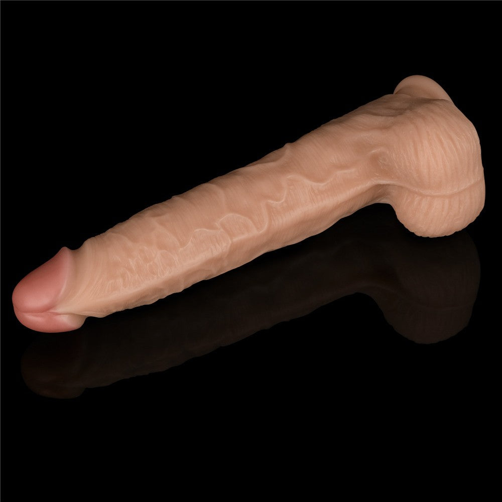 Pene vibrador Power Basics de 28 cm