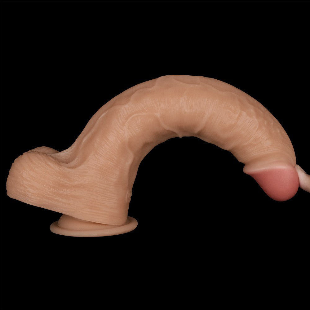 Pene vibrador Power Basics de 28 cm