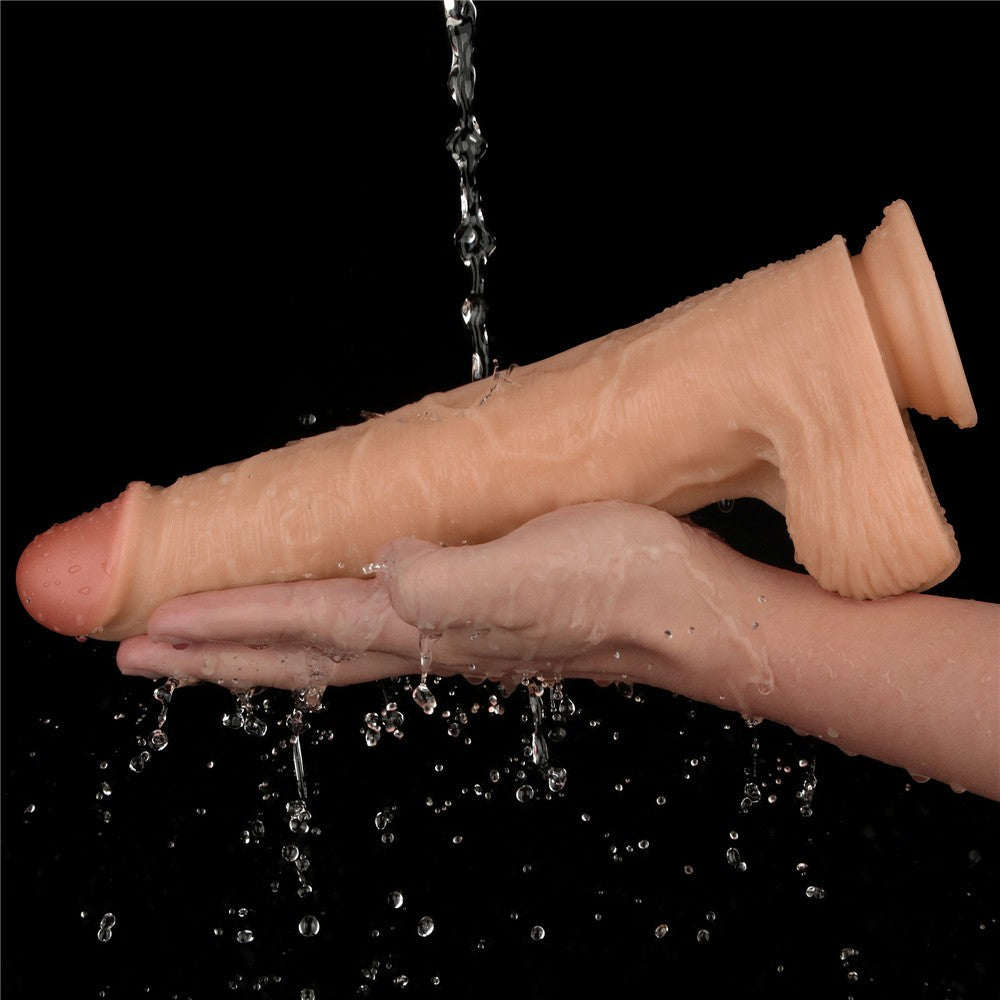 Pene vibrador Power Basics de 28 cm