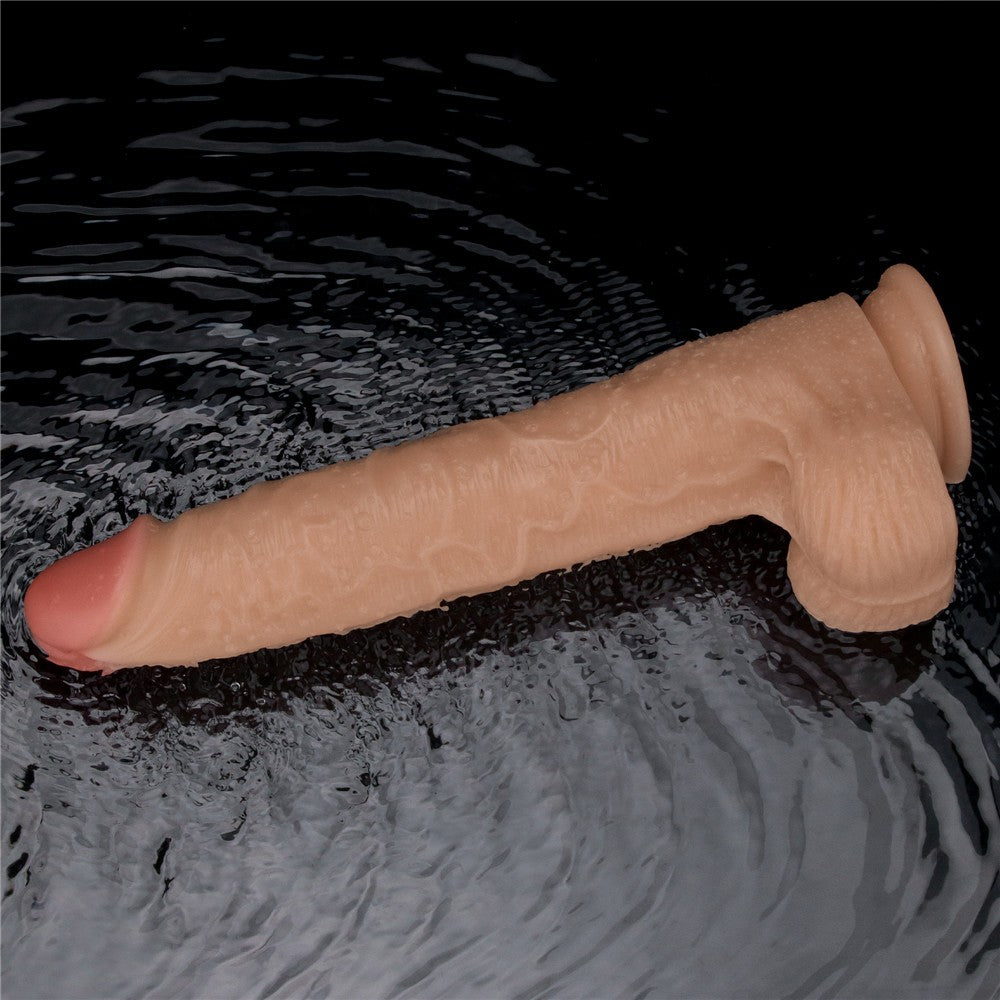 Pene vibrador Power Basics de 28 cm