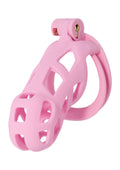 Jaula de castidad larga rosa
