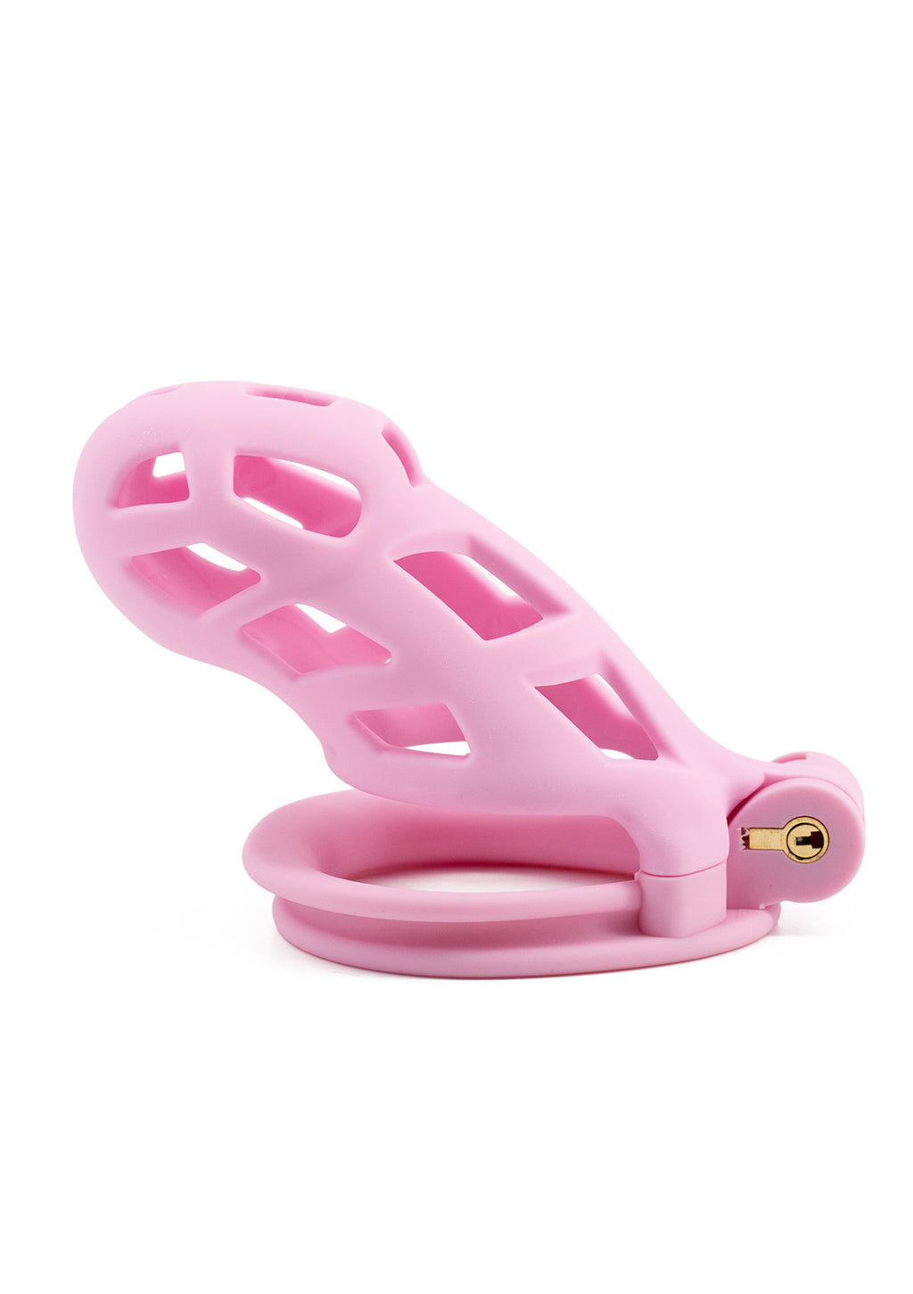 Jaula de castidad larga rosa