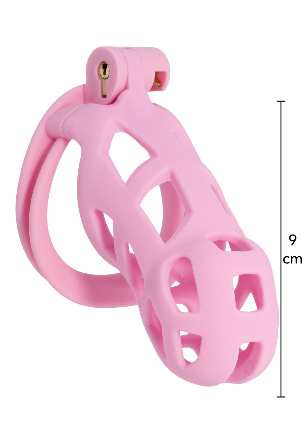 Jaula de castidad larga rosa
