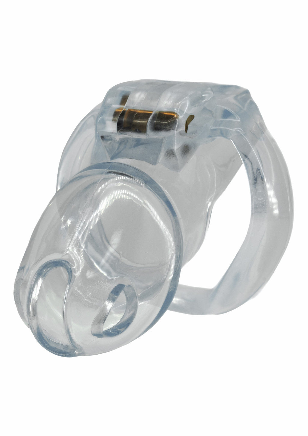 Jaula de castidad Clear Control larga y transparente