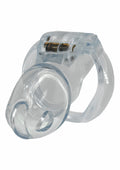 Jaula de castidad Clear Control larga y transparente