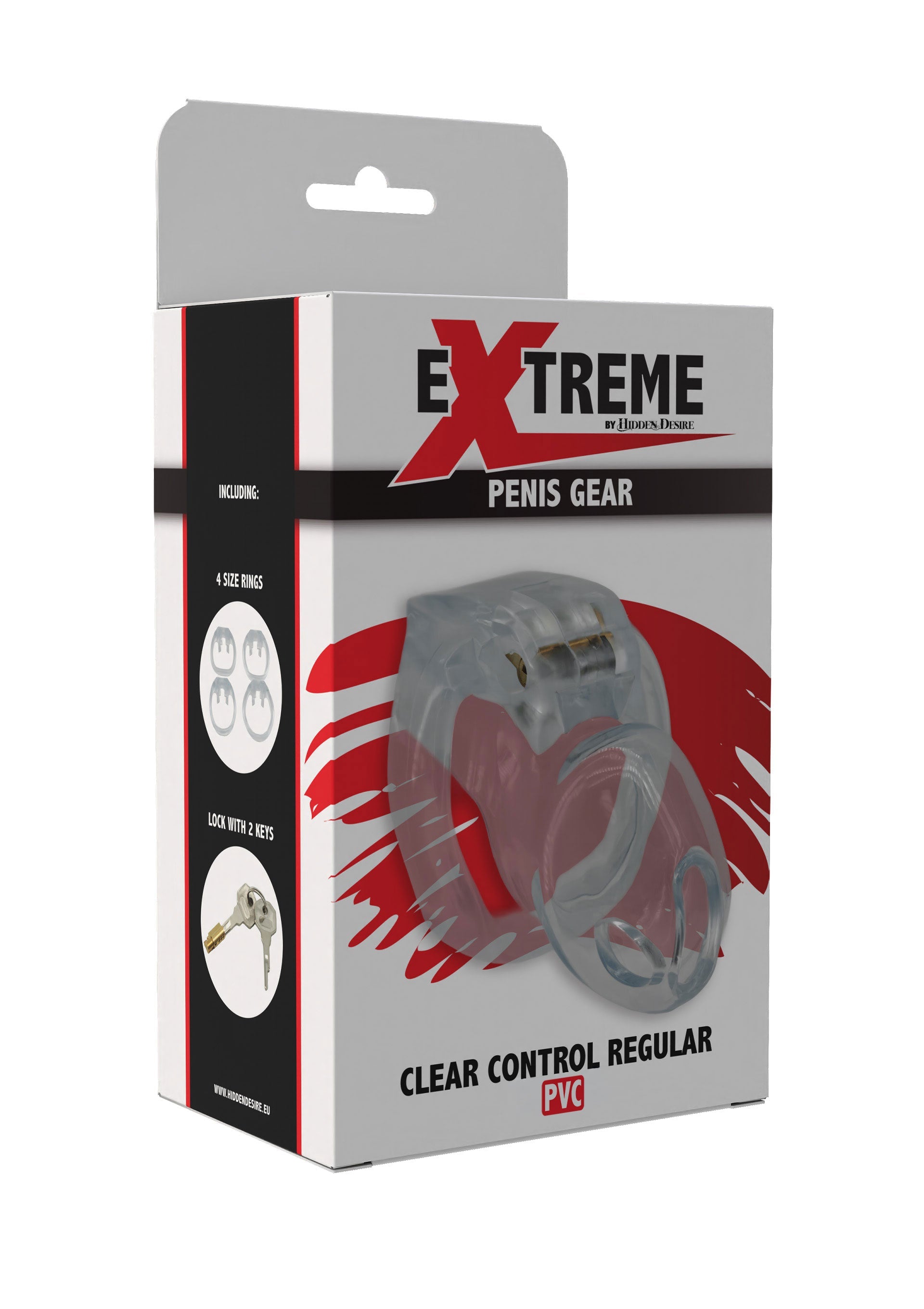 Jaula para pene Clear Control Regular transparente