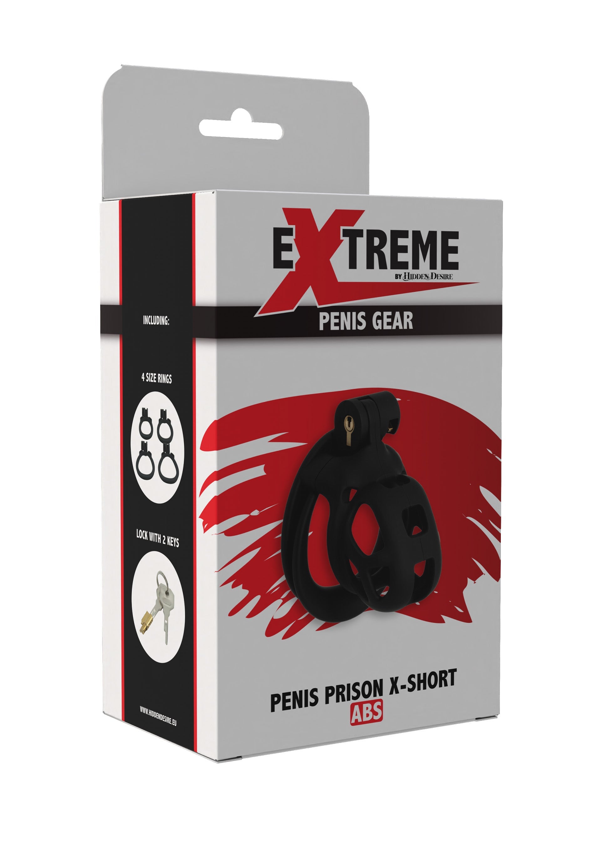 Jaula para pene y pene corto negra