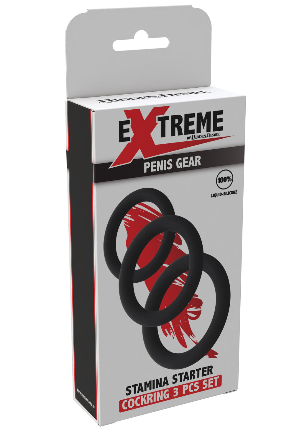 Stamina Starter C-Rings Set de 3 piezas negro