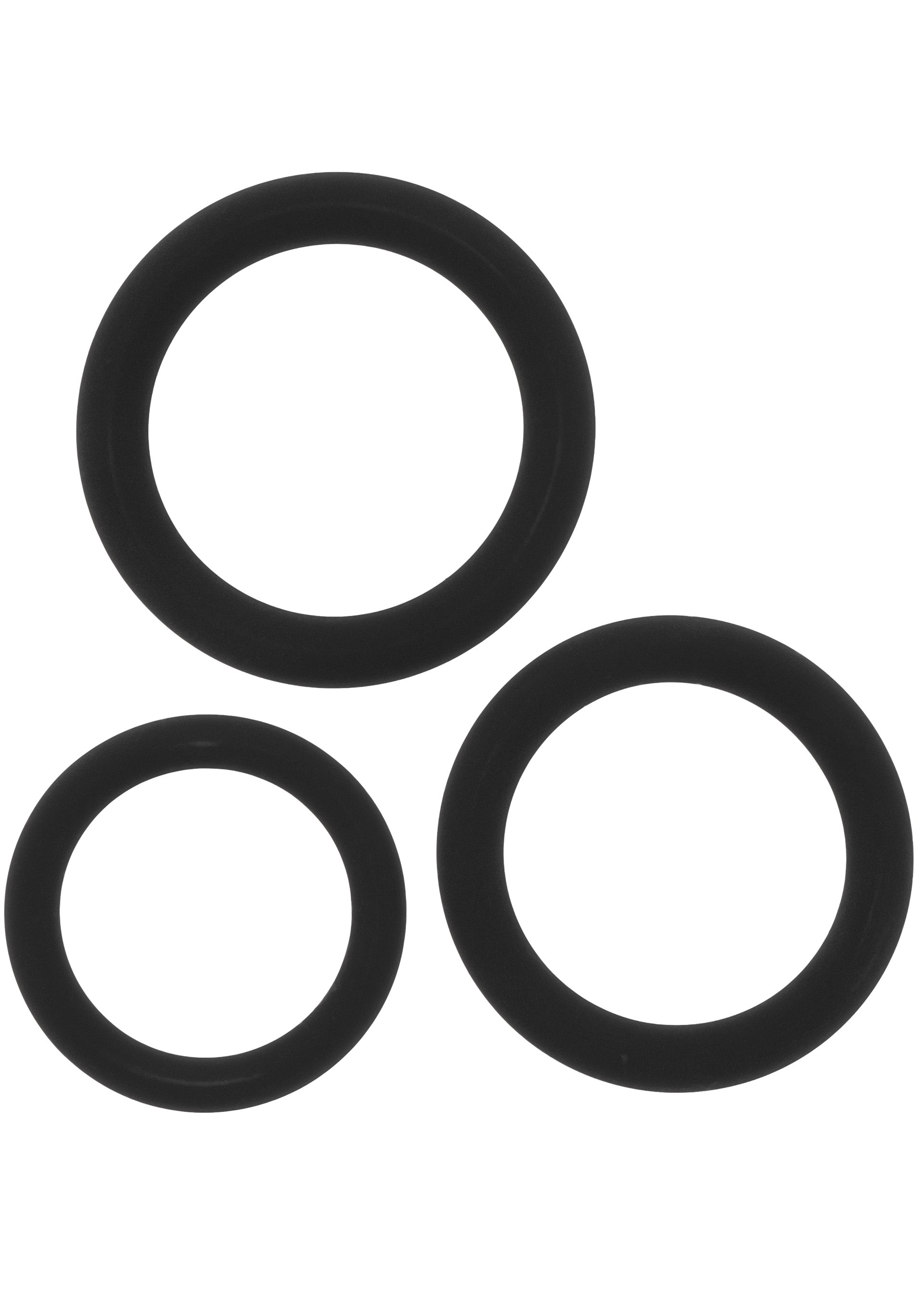 Stamina Starter C-Rings Set de 3 piezas negro