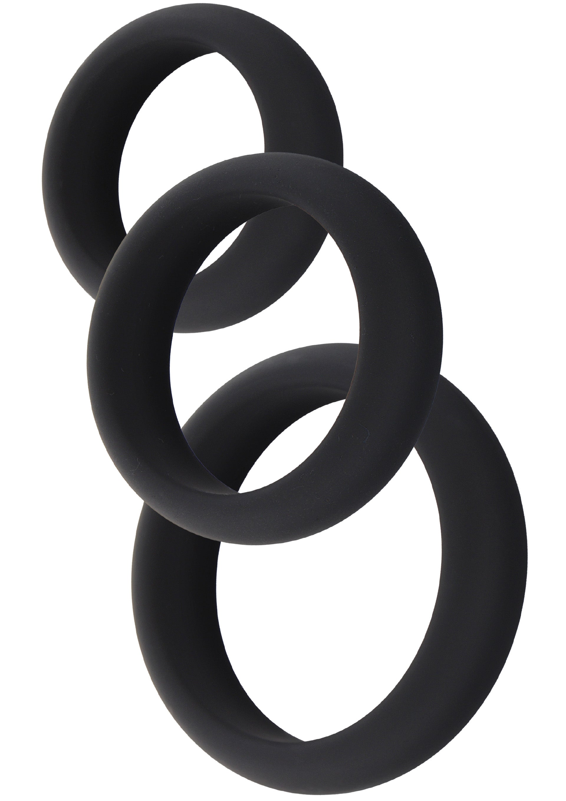 Stamina Premium C-Rings Juego de 3 piezas negro