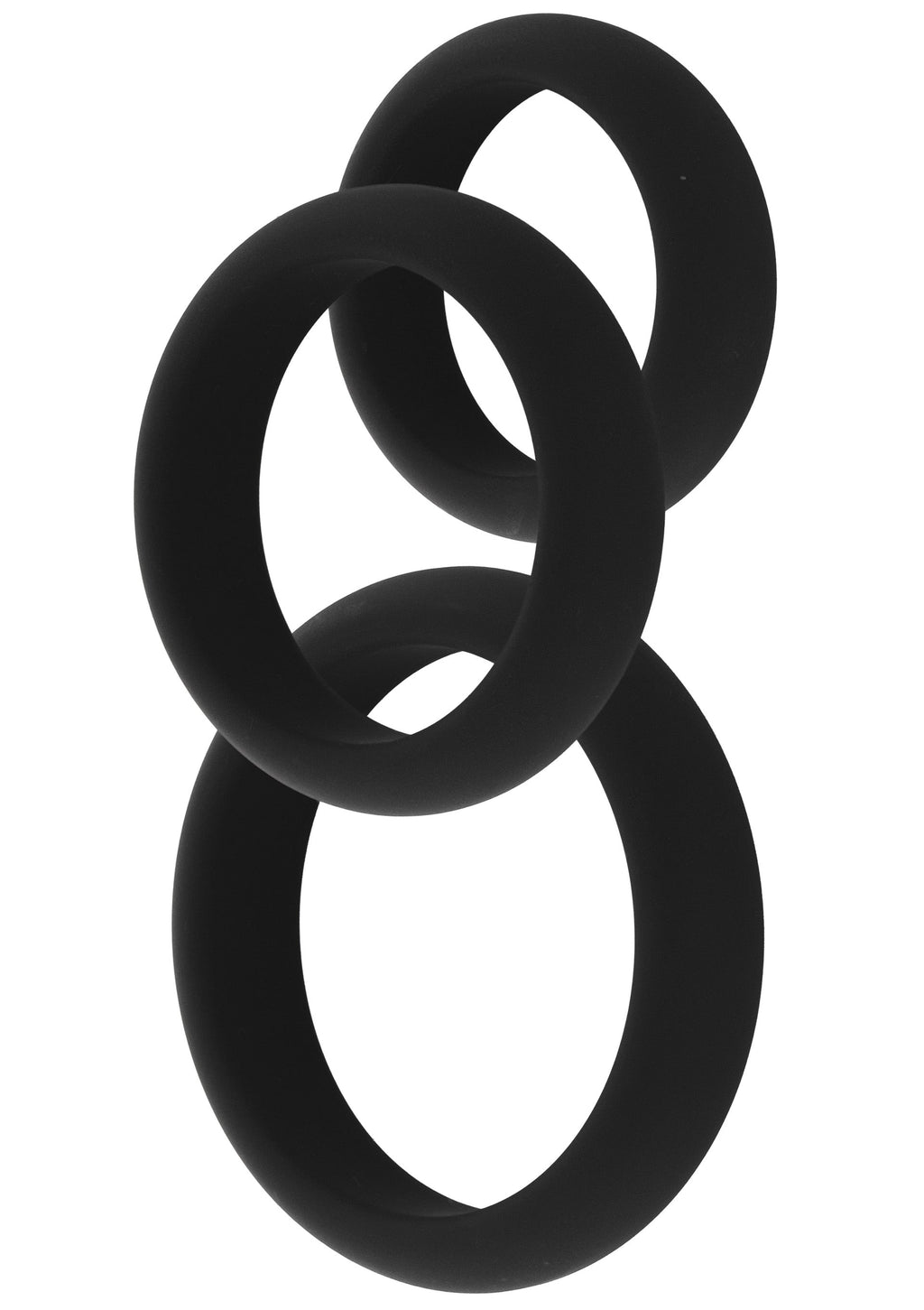 Stamina Premium C-Rings Juego de 3 piezas negro