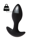 Plug anal ponderado 185g negro