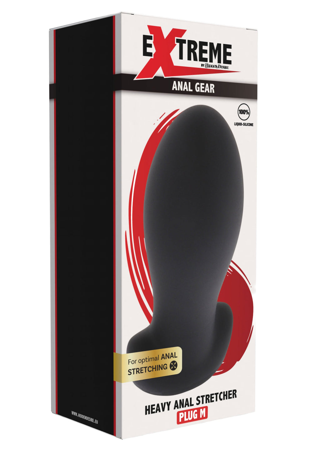Plug anal pesado M negro