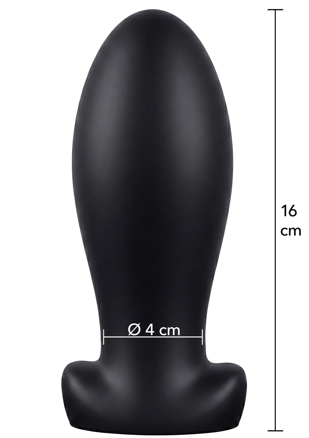 Plug anal pesado L negro