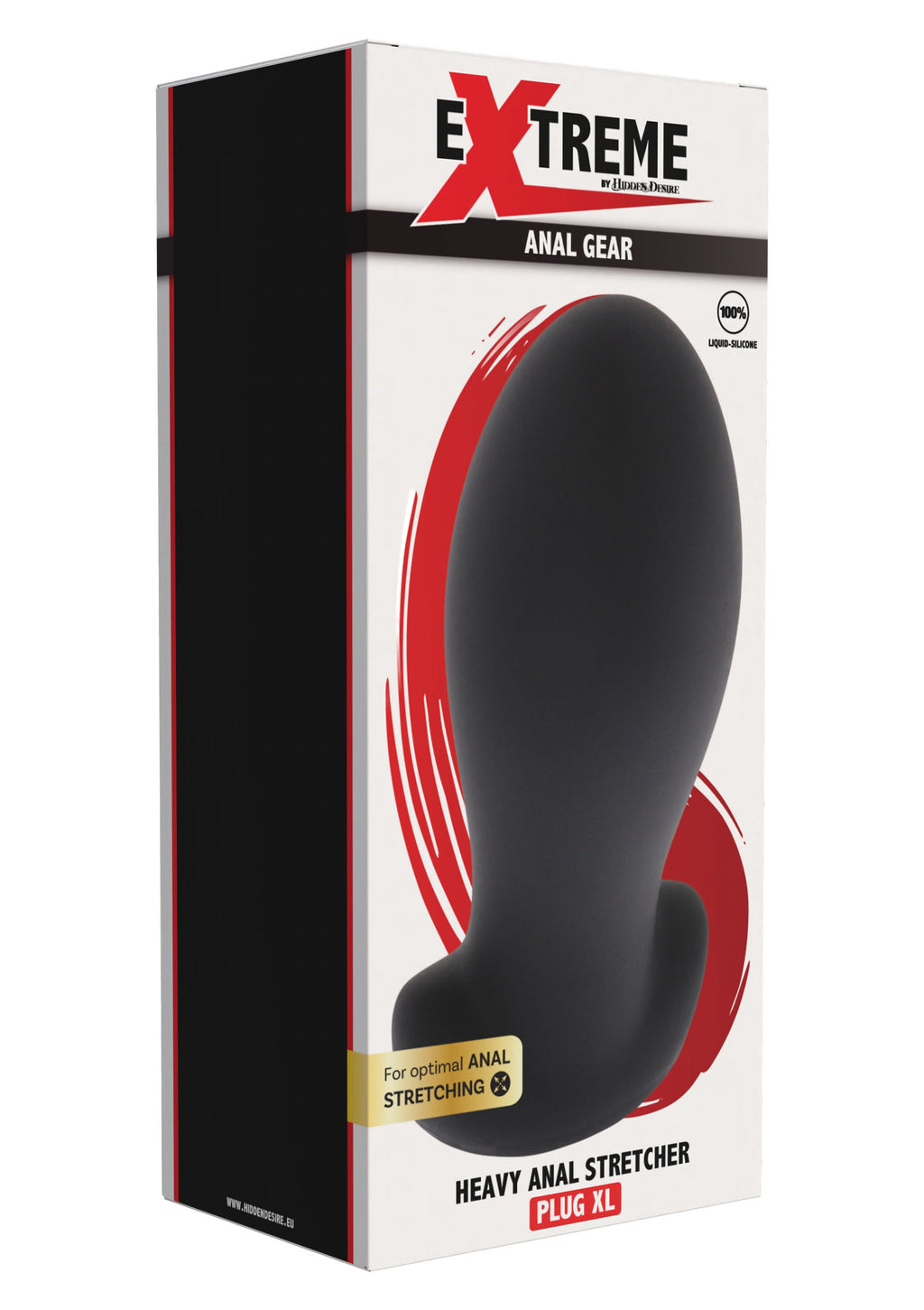 Dilatador Anal Pesado Plug XL negro