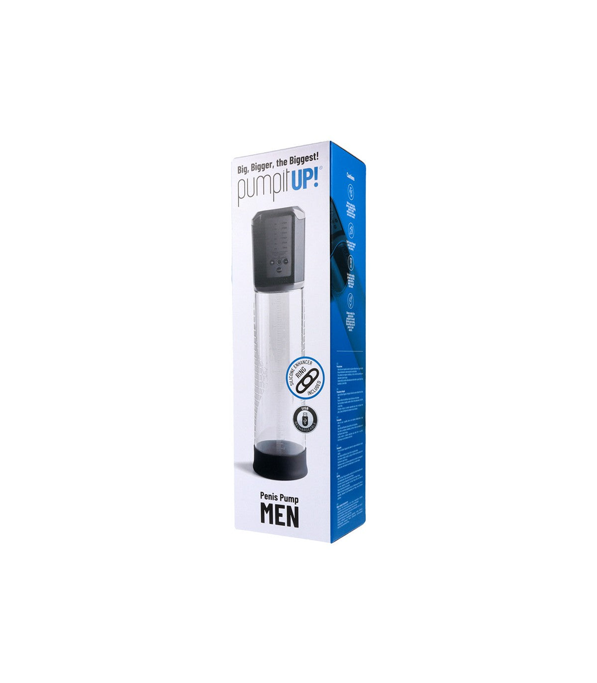 BOMBA DE PENE AUTOMÁTICA USB NEGRA