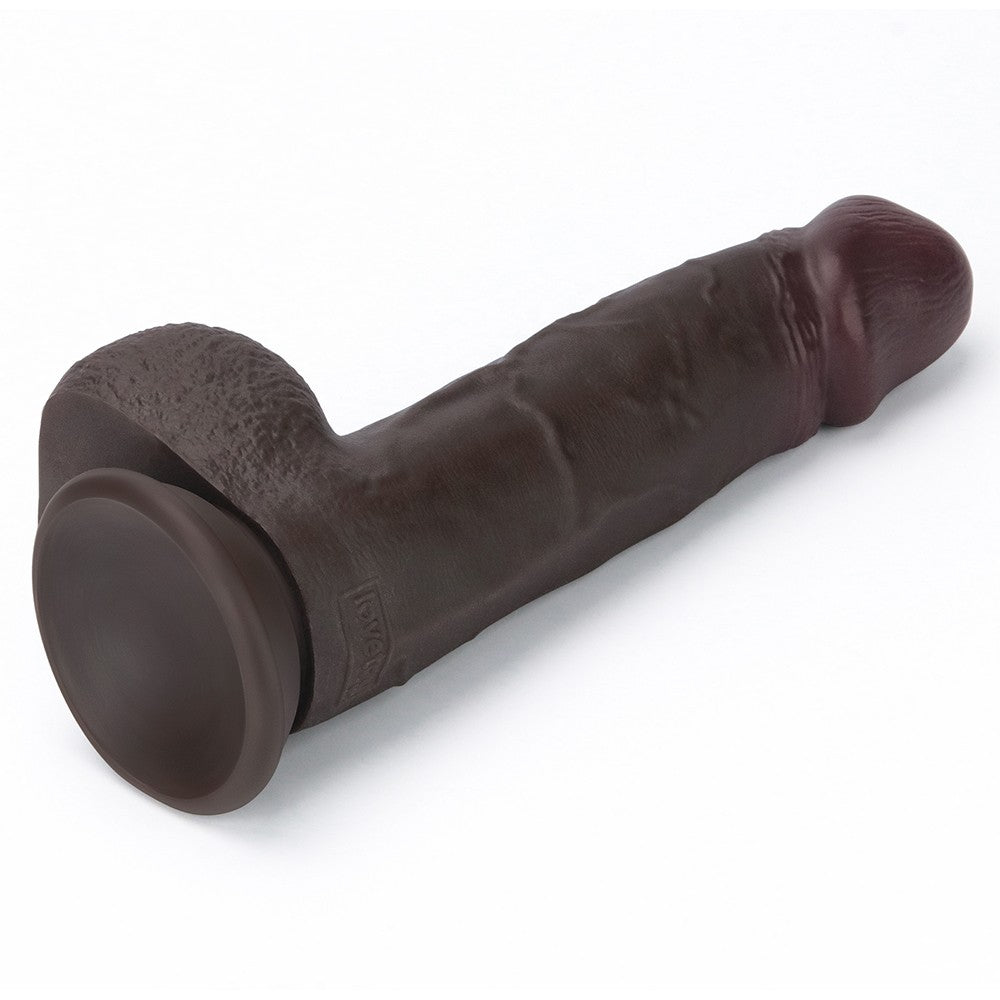 Dildo de silicona de doble capa Sliding Skin Pro II de 8 pulgadas (negro)