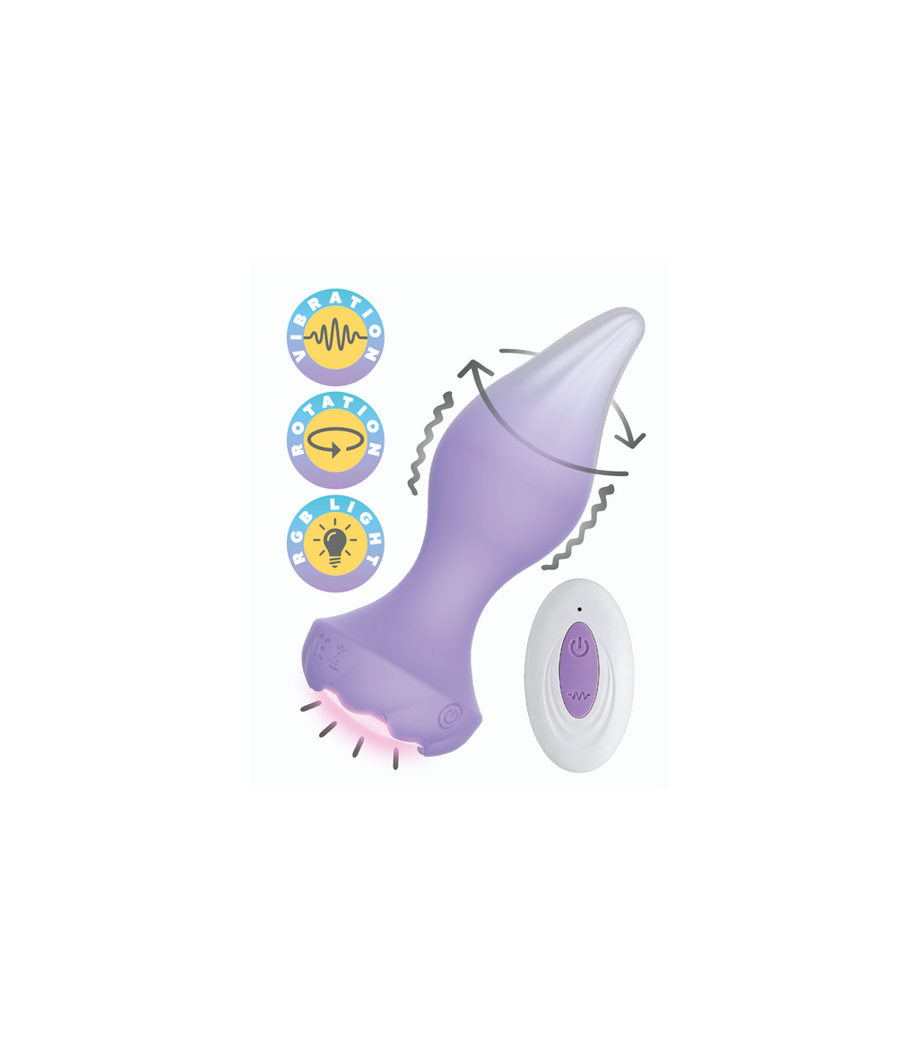 CUALQUIER ENCHUFE VIBRADOR ROTATORIO USB CON CONTROL REMOTO