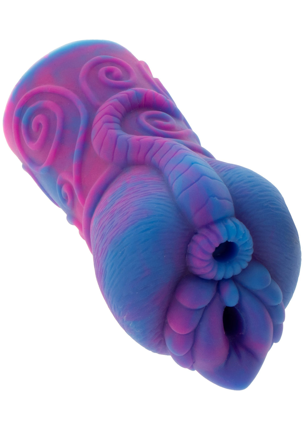 Masturbador en forma de caballito de mar morado