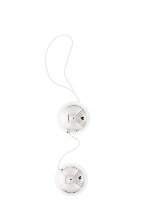 VIBRATONE DUO BALLS BLISTER ARGENTO