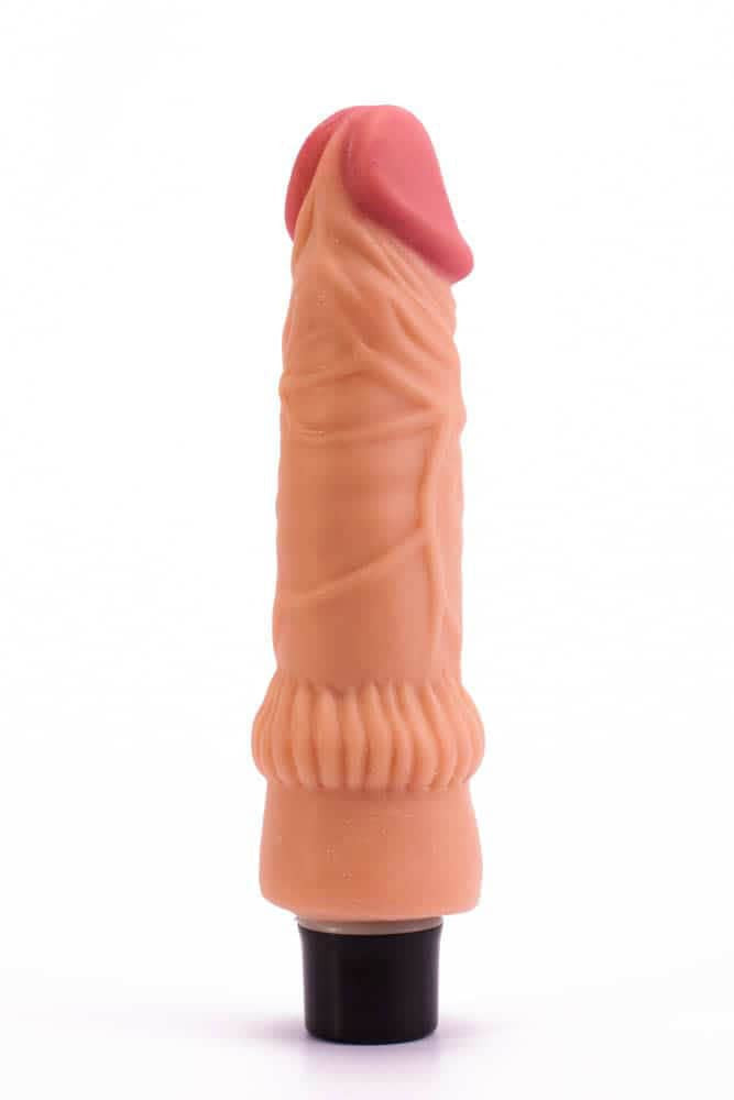 Dildo vibrador Real Softee de 7,8" 2