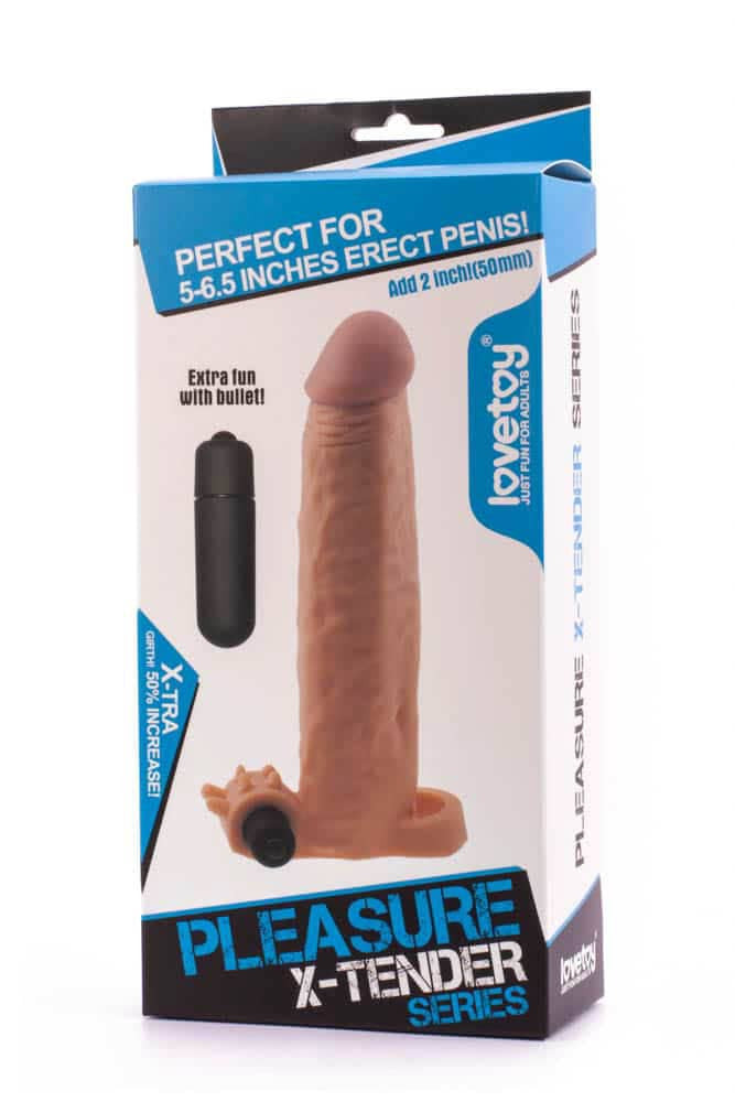 Manga vibratoria para pene Pleasure X-Tender #4_B0O50_3