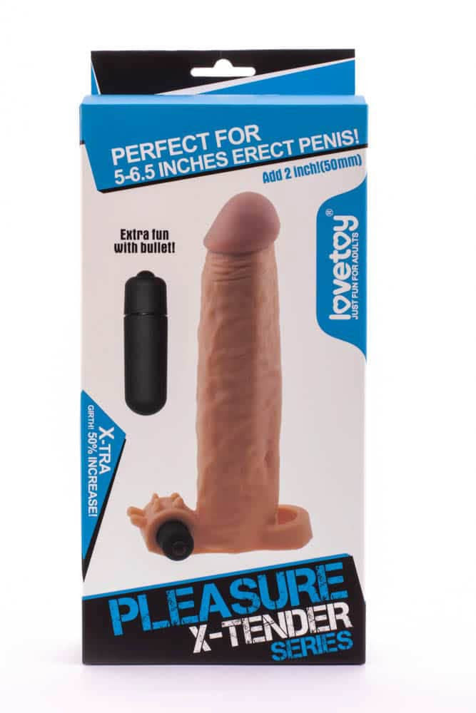 Manga vibratoria para pene Pleasure X-Tender #4_B0O50_3