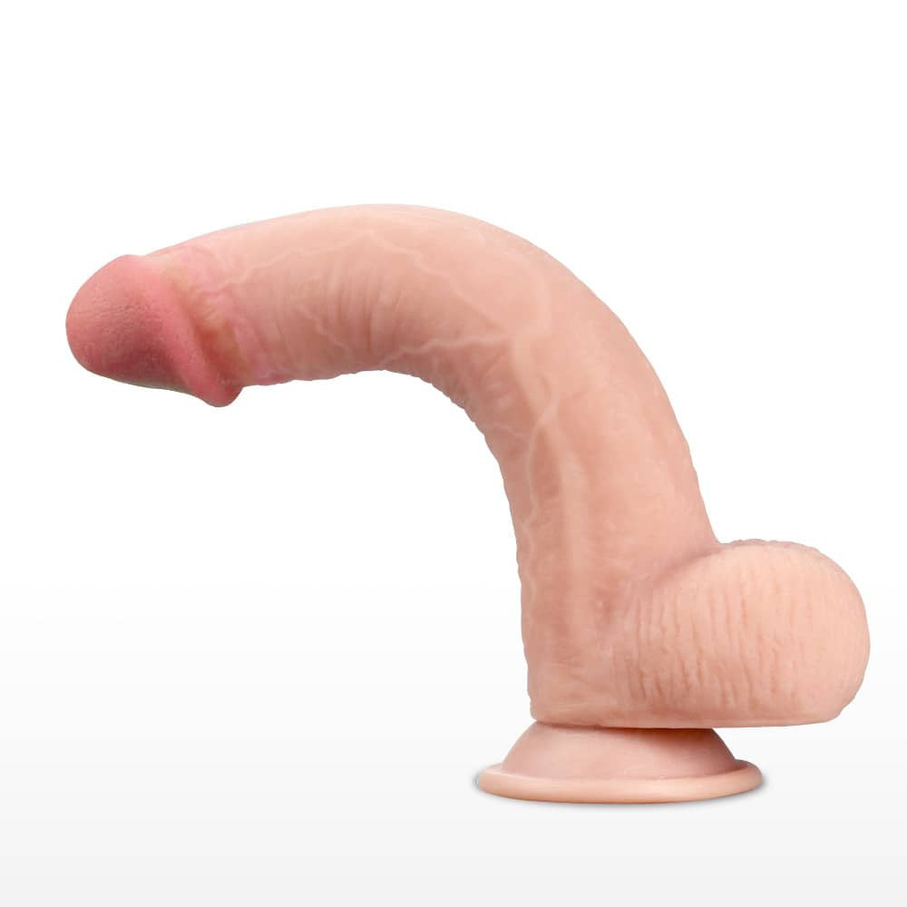 Doble dildo con piel deslizante de 9''