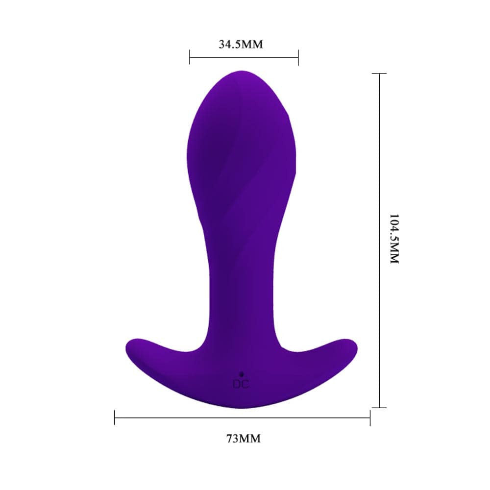 Precioso plug anal masajeador morado